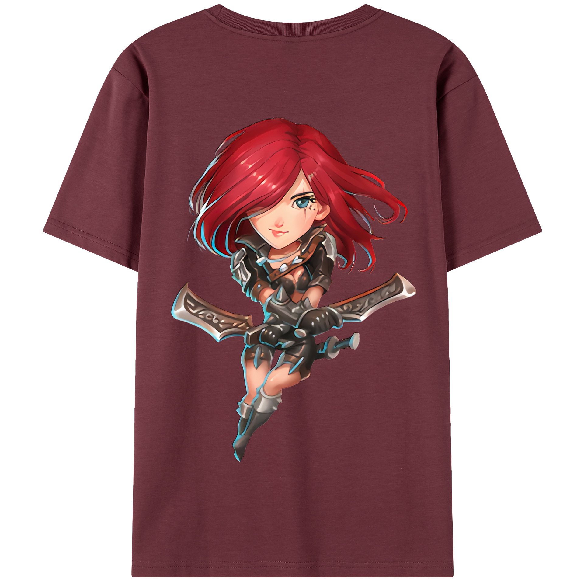 リーグ・オブ・レジェンド League of Legends LOL 綿100％半袖Tシャツ（背面プリント）